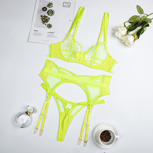 Erotisch Ondergoed Kant Transparante Bh Exotische Sets String Vrouw Fancy Sensuele Luxe Huisette Sexy Lingerie - Product Image 3