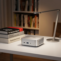 Mini PC MQR AMD R7 8745HS 16GB DDR5 512GB PCIe NVMe SSD Salida de Pantalla 4K WiFi6 Win11 Pro Linux Mini Ordenador de Escritorio Portátil