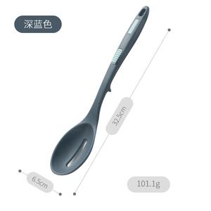 Cuillère de service en silicone de qualité professionnelle sans BPA Spatule de <span class=keywords><strong>cuisine</strong></span> à fente antiadhésive pour mélanger et servir - Product Image 6