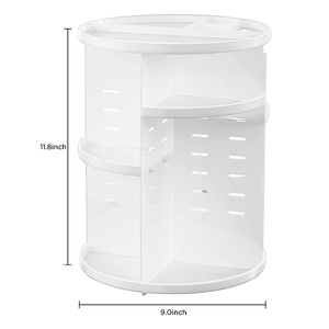 Organizador de maquillaje giratorio 360 al por mayor para mostradores, estantes de tocador, organizadores de baño y almacenamiento - Product Image 2