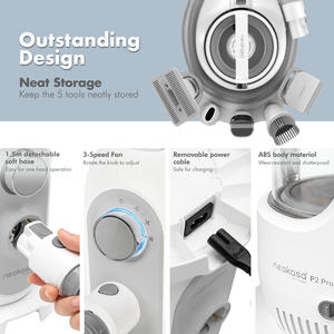 Neakasa 공장 공급 애완 동물 미용 진공 P2 프로 고양이 및 개 헤어 클리퍼 키트 - Product Image 3