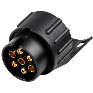Adaptateur Mini 7P à 13P Noir pour Prise de Remorque Automobile et de Camping-Car - Product Image 1