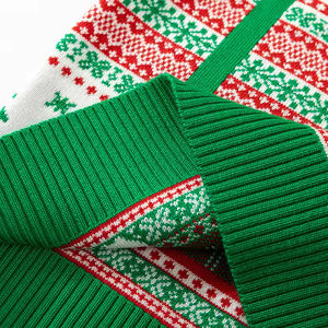 Pull en polyester/coton tricoté à la machine avec motif d'animaux de dessin animé personnalisable pour garçons, filles et bébés, hiver - Product Image 5