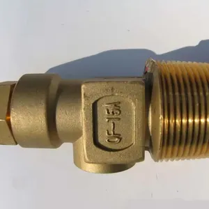 C2h2 Gas Control Cylinder Valve Needle Type Brass Valve Made in China