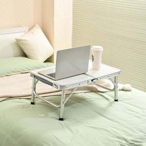 Mesa de Picnic Plegable, Mesa de Camping Pequeña, Altura Ajustable, Portátil, Ligera, de Aluminio, Rectangular, Mesa Auxiliar de Oficina - Product Image 4