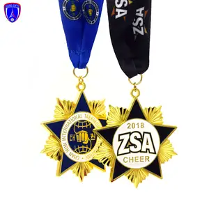 אוסטרליה קנדה Custom מדליית סופר כוכב ריקוד מעודדות 3D טאקוונדו לעודד מדליות לילדים ריקוד מועדון Taekwon-לעשות