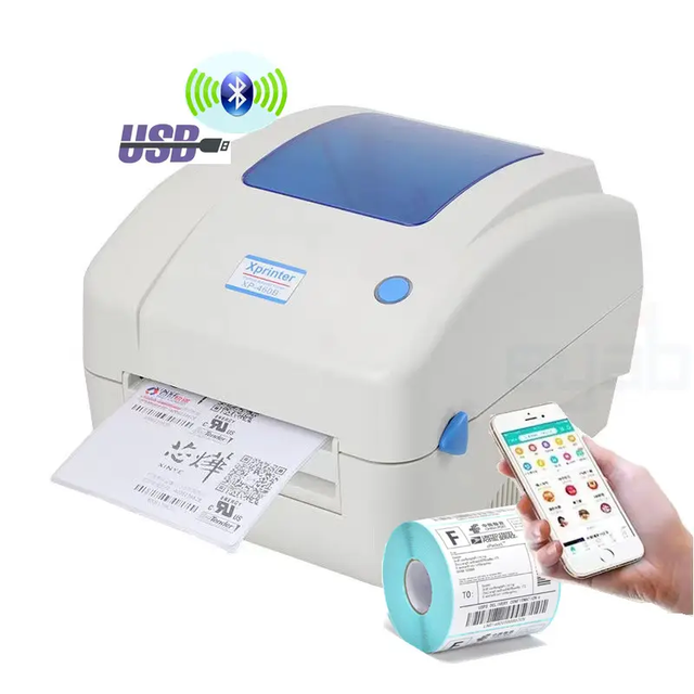 Xprinter XP-490B 4x6 Shipping Address Sticker Thermal Label Printer XP-490B Thermal Printer