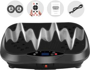 बड़े कंपन प्लेट व्यायाम मशीन पूरे शरीर कसरत कंपन मंच होम फिटनेस के लिए रिमोट कंट्रोल - Product Image 4