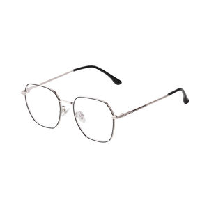 63080 <span class=keywords><strong>Nuova</strong></span> Montatura Elegante per Occhiali da Vista in Metallo Quadrati Occhiali da Donna alla Moda Anti Luce <span class=keywords><strong>Blu</strong></span> Montatura Ottica - Product Image 3