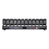Lyre LED mobile 12*60W à faisceau lumineux ondulé avec émission RGBW, barre mobile LED Snake pour scène et DJ, avec DMX512, fonction Focus et Flash