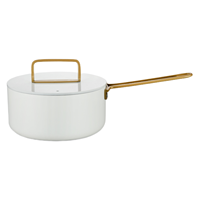 Ensemble de 10 casseroles et poêles en céramique antiadhésives personnalisables, ensemble de casseroles et poêles en céramique en aluminium moulé par induction