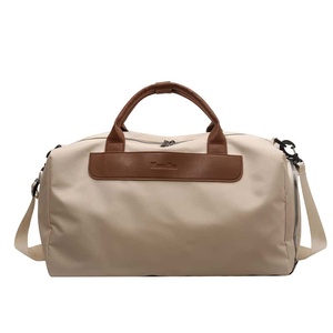 PU Leather Duffel <b>Bag</b> Waterproof Zipper Closure <b>30L</b> Travel Weekender for Business Trips - Product Image 1