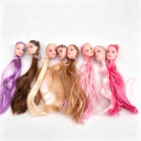Tête de poupée de mode AJB Toy de 11,5 pouces (30 cm) en vinyle, accessoires pour la fabrication de poupées personnalisées