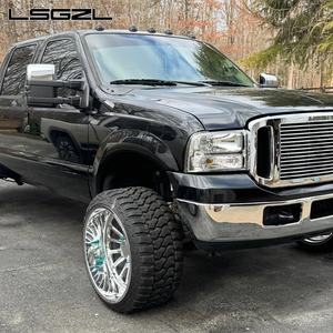 Ruedas 8x6.5 8x170 24x12 26x16 24x14 6x5.5 de 26 Pulgadas Cromadas <span class=keywords><strong>Dayton</strong></span> Super Single para Camioneta, 8x180 para FORD F150 CHEVY 1500 - Product Image 4