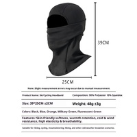 Automne hiver Ski capuche chaud doublé polaire coupe-vent chapeau Sports de plein air moto pêche équitation masque personnalisation disponible