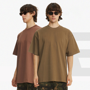 MT2624 Clothing Manufacturer Supply Custom 100% Cotton 240 GSM TShirts Unisex Blanks T Shirts - Product Image 3
