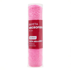 Bayeta Microfibra Roja 35x40cm 100% Microfibra Multiusage - Product Image 2