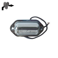 10-30V 3 LED lumière blanche d'immatriculation pour camion remorque voiture caravane