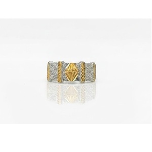 DIVYORO Classic <b>Men</b> <b>Ring</b> Gold Plated Fashion Jewelry Copper and Brass Premium Finger <b>Ring</b> for Wedding Anniversary Party Daily - Product Image 1