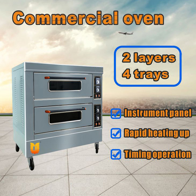 Commercial Stainless Steel Dual Fuel Deck Oven Other Food Processing Machinery Bakery Hotel Industrial Business