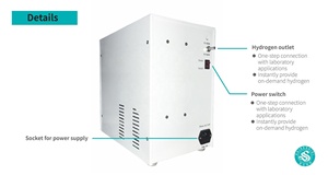 1000 ml/phút pem H2 Hydrogen electrolyzer Máy phát điện QL-1000 cho phòng thí nghiệm sử dụng - Product Image 5