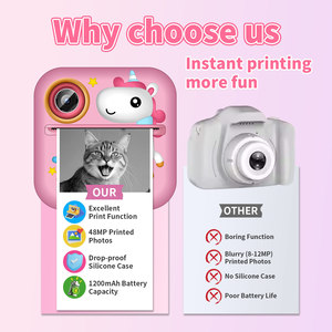 กล้องจิ๋วสำหรับเด็กวินเทจสำหรับเด็ก, เครื่องพิมพ์ <span class=keywords><strong>Instax</strong></span> พร้อมพิมพ์ภาพด้วยความร้อนสำหรับเด็กหัดเดินอายุ3-8<span class=keywords><strong>ป</strong></span>ี - Product Image 3