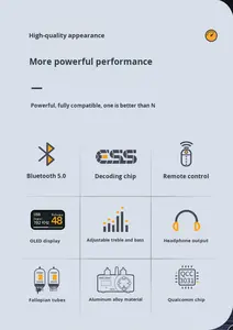 Tất cả trong một ống tiền khuếch đại Bt Đầu vào đồng trục quang học Bộ khuếch đại tai nghe Hệ thống mini HiFi - Product Image 6