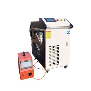 Máquina cortadora de limpieza de soldadura láser a buen precio 4 en 1 3000W Soldador láser de fibra de mano con MAX Raycus Laser Resource - Product Image 3