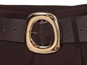 Pantalon décontracté pour femme, nouvelle mode 2026, rétro, taille haute, coupe droite, braguette zippée, coloré, respirant, en polyester - Product Image 3
