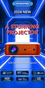 Nueva innovación HY800 Pro Proyector inteligente de alta resolución 4K Home Office Proyector de cine Wifi 6 1080P Proyección <span class=keywords><strong>CRT</strong></span> Proyectores - Product Image 3