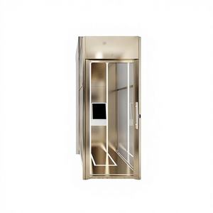 Ascensor Panorámico Residencial para <span class=keywords><strong>Apartamentos</strong></span> de 2 a 6 Personas, Accionamiento Hidráulico con Aire Acondicionado, 3 Pisos, 4 Paradas - Product Image 1