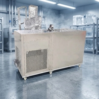 Machine à glaçons automatique en acier inoxydable avec compresseur à air, production de glaçons en blocs de haute précision pour usage commercial