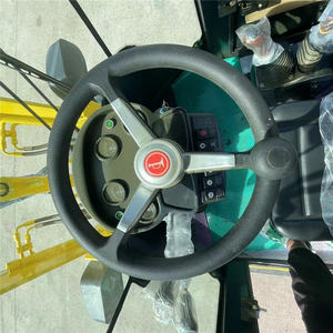 2023 Hot Sale Mini Traktor Bagger lader Erd bewegungs maschinen billigste kleine Bagger lader 4*4 kleine Farm Bagger - Product Image 2