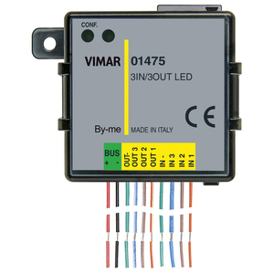 Modulo di Automazione LED Vimar 01475 3in 3out con Controllo Bus, Prodotto in Italia - Product Image 1