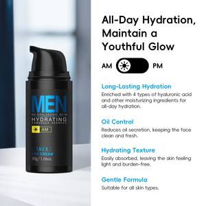 LAIKOU <span class=keywords><strong>crema</strong></span> <span class=keywords><strong>idratante</strong></span> da giorno da <span class=keywords><strong>uomo</strong></span> 30g Anti-rughe Anti-invecchiamento essenza <span class=keywords><strong>viso</strong></span> lozione acqua rassodante <span class=keywords><strong>crema</strong></span> <span class=keywords><strong>idratante</strong></span> - Product Image 5