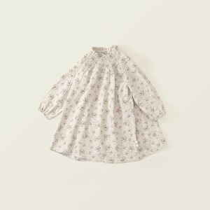 Robe de princesse florale douce de style coréen pour filles, collection Printemps-Automne 2026, à manches longues, vêtements décontractés pour enfants - Product Image 2