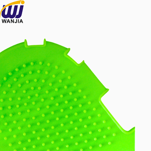 वांजीया घोड़े की ग्रोमिंग दस्ताने ब्रश शरीर की सफाई के लिए नरम ब्रिस्टल के साथ मालिश दस्ताने - Product Image 5