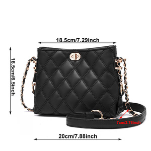 Wholesale Manufacturers Trendy Purses High Quality Fashion Ladies Leather Luxury Bags Beautiful Women's <b>Handbags</b> for Girl - Product Image 4