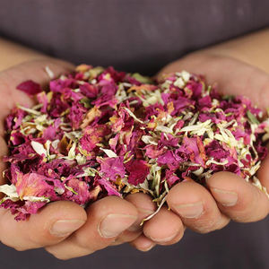 Coriandoli di <span class=keywords><strong>Fiori</strong></span> Secchi Naturali Petali di Rosa Essiccati Biologici per Decorazione Tavolo di Nozze - Product Image 5