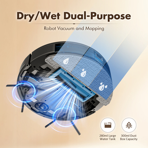 Hộ gia đình Máy hút bụi <span class=keywords><strong>Robot</strong></span> Lau ướt và khô <span class=keywords><strong>Robot</strong></span> aspirapolvere quét và lau với bể nước <span class=keywords><strong>Robot</strong></span> thông minh Máy hút bụi - Product Image 5