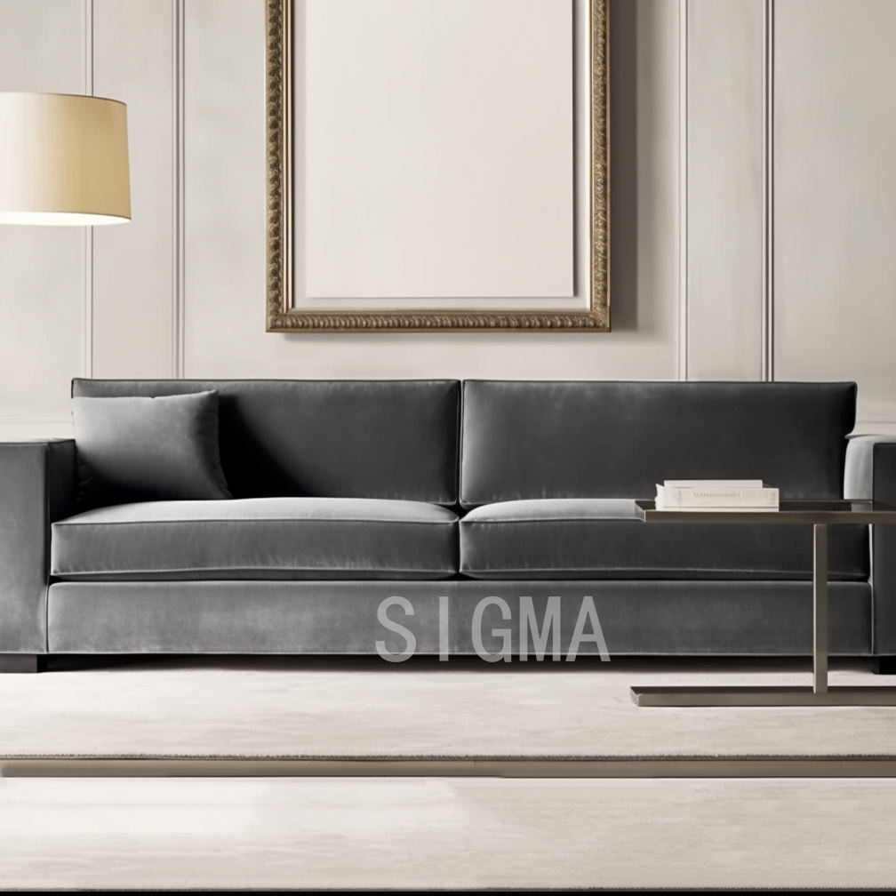 Wholesale Sofa Set Furniture Living Room Velvet Upholstery Fabric Furniture Living Room