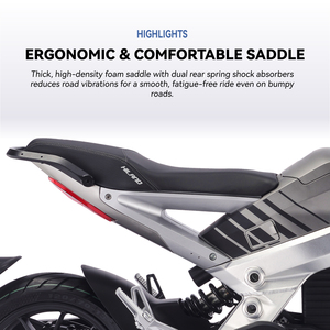 Scooter électrique JOYKIE 72V 58AH 4000W, moteur roue arrière, cyclomoteur urbain pour adultes avec frein combiné - Product Image 2
