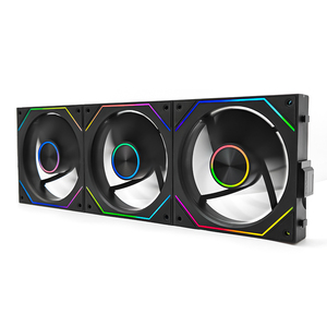 Ventilateurs de boîtier <span class=keywords><strong>PC</strong></span> Cool Storm, nouveau design, prisme, 12 pièces, ventilateur ARGB 120 mm, raccordement sans fil, lot de 3, ventilateurs RGB pour boîtier <span class=keywords><strong>PC</strong></span> de jeu, refroidisseur de boîtier <span class=keywords><strong>PC</strong></span> - Product Image 2
