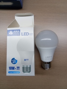 Bombilla LED A80 Global de 18W, 1600 Lúmenes, Ra80, E26/E27/B22, 6000K, Chips SMD, 80mm, AC110V-265V, Cubierta y Pantalla de Plástico, 1 Año de Garantía - Product Image 5
