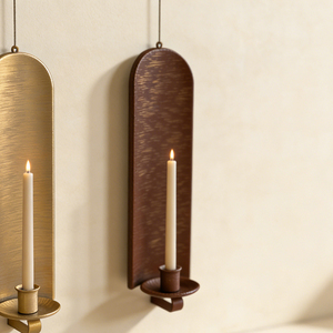 <strong>Wall</strong>-mounted Metal Candlestick <strong>Holder</strong> Waterproof Home Decoration For Weddings &amp; Christmas Hotel &amp; Homestay Use - Product Image 2
