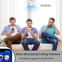 Antenne de plafond à Gain élevé antenne de Communication omnidirectionnelle intérieure 5G 5dBi amplificateur de Signal intérieur 698-2700MHz avec câble