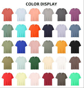 Camisetas de Hombre de Alta Calidad, 100% Algodón, Tejido Casual, Logotipo Impreso Personalizado, Tallas Grandes, Tejido Grueso, con Estampado - Product Image 4