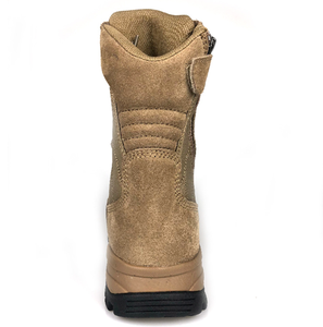 Botas DFS8 personalizadas de cuero vacuno en verde grisáceo y marrón desierto. - Product Image 4