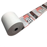 Rouleau de papier thermique personnalisé avec logo 57mmx40mm, échantillon gratuit disponible pour ruban de reçu blanc pur, directement de l'usine, papier pour caisse enregistreuse POS