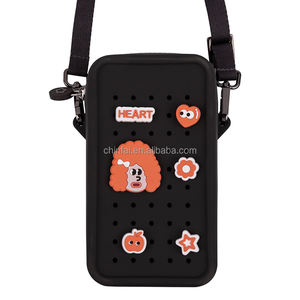 À la mode Bonbons Motif Silicone <span class=keywords><strong>Smartphone</strong></span> Pochettes Femmes Sacs À Bandoulière Fermeture Éclair Anti-Vol Caractéristique Portable Téléphone Portable - Product Image 2